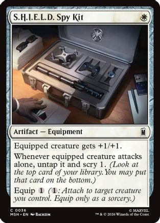 S.H.I.E.L.D. Spy Kit (MSH-036) - Marvel Super Heroes Foil-1