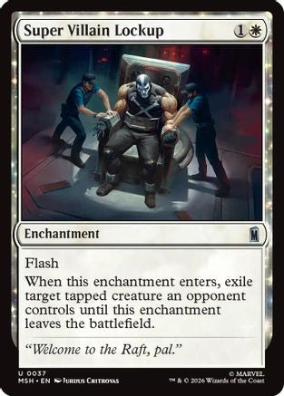Super Villain Lockup (MSH-037) - Marvel Super Heroes Foil-1