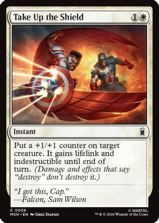 Take Up the Shield (MSH-039) - Marvel Super Heroes-1