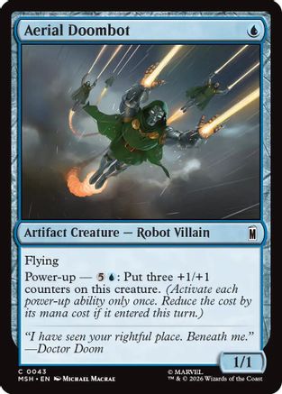 Aerial Doombot (MSH-043) - Marvel Super Heroes Foil-1