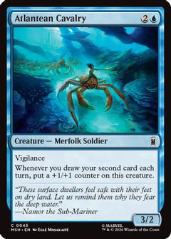 Atlantean Cavalry (MSH-045) - Marvel Super Heroes Foil-1