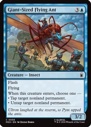 Giant-Sized Flying Ant (MSH-056) - Marvel Super Heroes-1