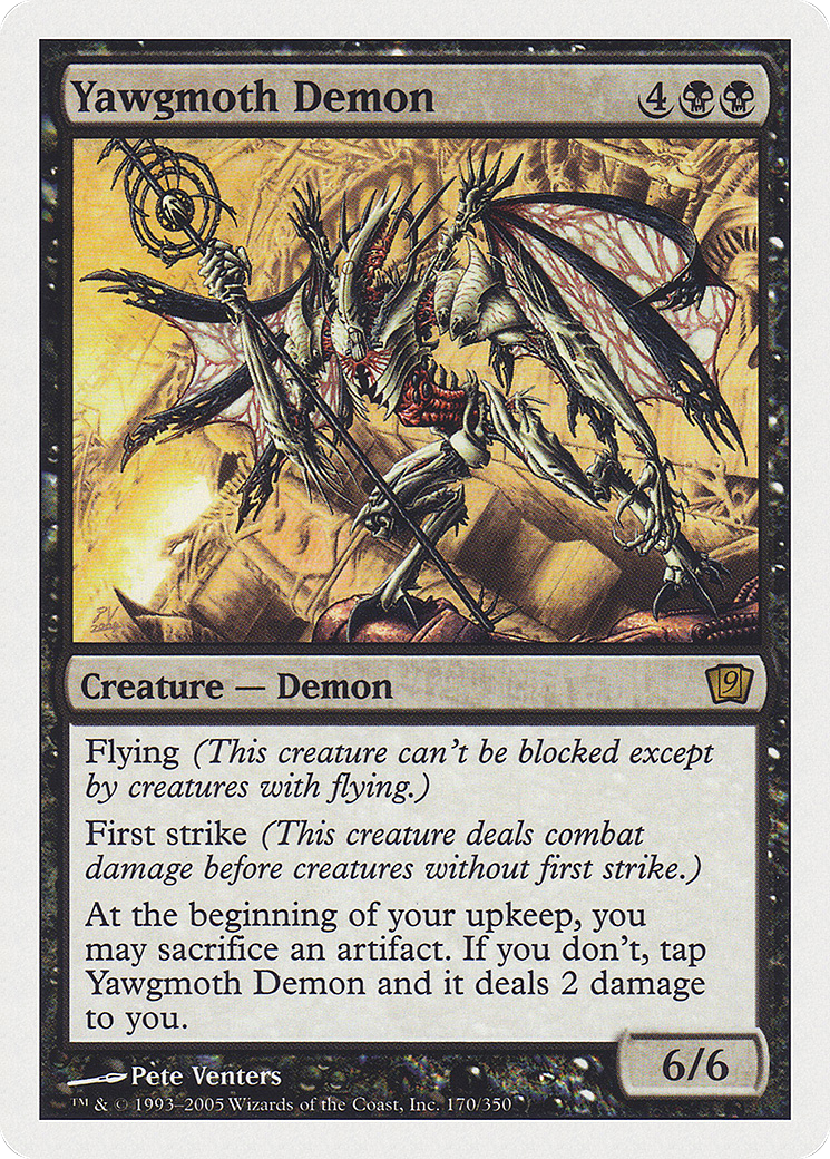 Yawgmoth Demon (9ED-170) - 9th Edition Foil-1