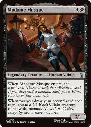 Madame Masque (MSH-104) - Marvel Super Heroes Foil-1
