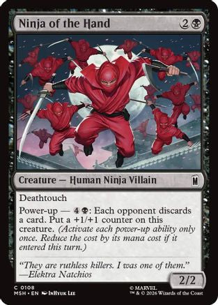 Ninja of the Hand (MSH-108) - Marvel Super Heroes Foil-1