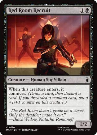 Red Room Recruit (MSH-110) - Marvel Super Heroes-1