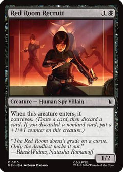 Red Room Recruit (MSH-110) - Marvel Super Heroes Foil-1