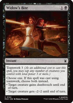 Widow's Bite (MSH-122) - Marvel Super Heroes Foil-1