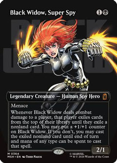 Black Widow, Super Spy (Borderless) (0364) (MSH-364) - Marvel Super Heroes-1
