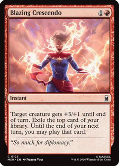 Blazing Crescendo (MSH-125) - Marvel Super Heroes Foil-1