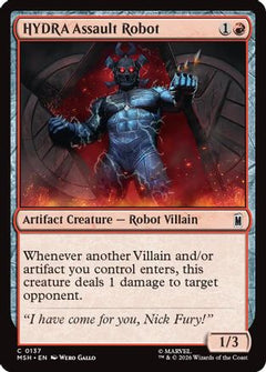 HYDRA Assault Robot (MSH-137) - Marvel Super Heroes Foil-1