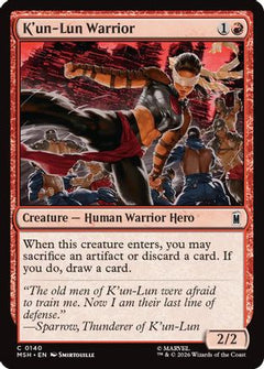K'un-Lun Warrior (MSH-140) - Marvel Super Heroes Foil-1