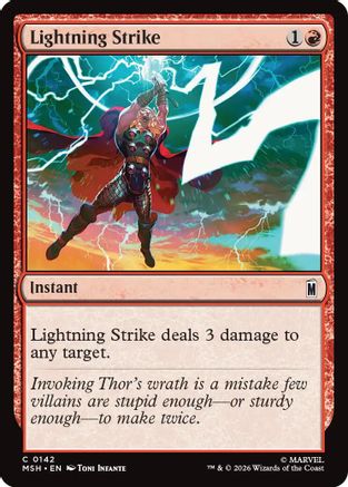 Lightning Strike (MSH-142) - Marvel Super Heroes-1