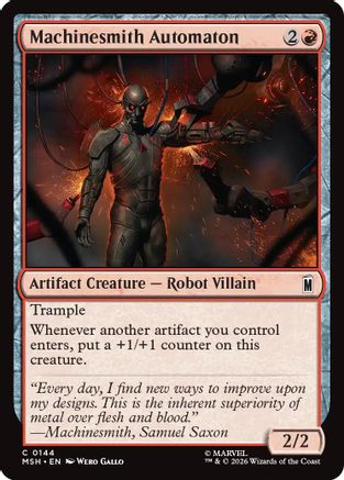 Machinesmith Automaton (MSH-144) - Marvel Super Heroes Foil-1