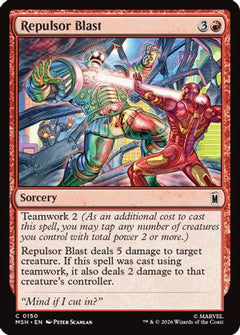 Repulsor Blast (MSH-150) - Marvel Super Heroes Foil-1