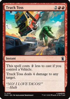 Truck Toss (MSH-157) - Marvel Super Heroes Foil-1