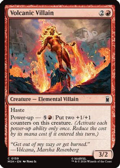 Volcanic Villain (MSH-159) - Marvel Super Heroes Foil-1