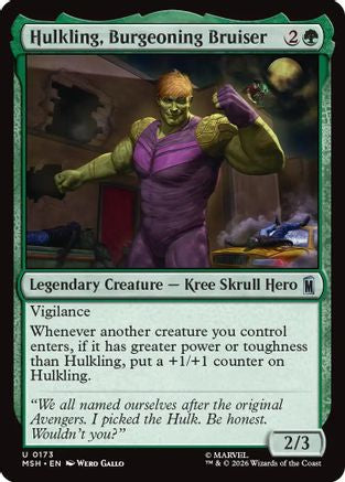 Hulkling, Burgeoning Bruiser (MSH-173) - Marvel Super Heroes-1