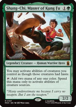 Shang-Chi, Master of Kung Fu (MSH-187) - Marvel Super Heroes Foil-1