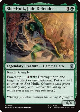 She-Hulk, Jade Defender (MSH-188) - Marvel Super Heroes-1