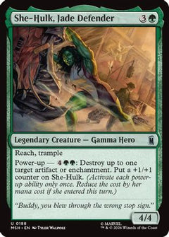 She-Hulk, Jade Defender (MSH-188) - Marvel Super Heroes-1