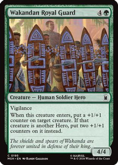 Wakandan Royal Guard (MSH-195) - Marvel Super Heroes Foil-1