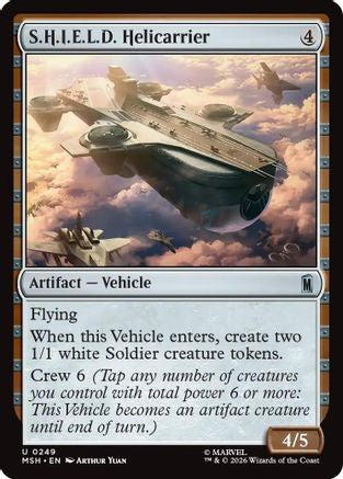 S.H.I.E.L.D. Helicarrier (MSH-249) - Marvel Super Heroes Foil-1
