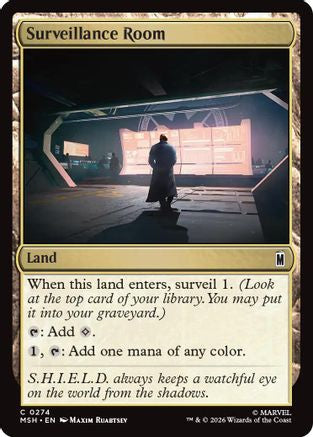 Surveillance Room (MSH-274) - Marvel Super Heroes Foil-1
