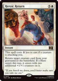Heroic Return (MSC-017) - Commander: Marvel Super Heroes-1