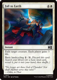 Fall to Earth (MSC-517) - Commander: Marvel Super Heroes Foil-1