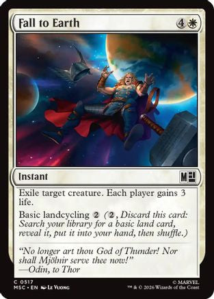 Fall to Earth (MSC-517) - Commander: Marvel Super Heroes Foil-1