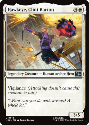 Hawkeye, Clint Barton (0518) (MSC-518) - Commander: Marvel Super Heroes Foil-1