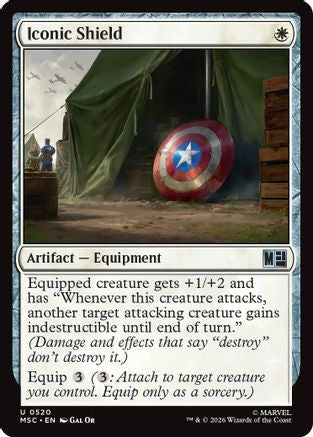 Iconic Shield (MSC-520) - Commander: Marvel Super Heroes Foil-1