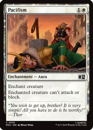 Pacifism (MSC-575) - Commander: Marvel Super Heroes Foil-1