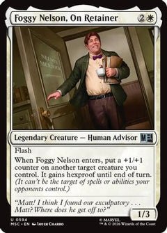 Foggy Nelson, On Retainer (MSC-594) - Commander: Marvel Super Heroes Foil-1