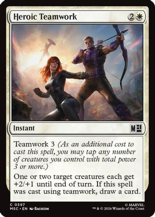 Heroic Teamwork (MSC-597) - Commander: Marvel Super Heroes-1