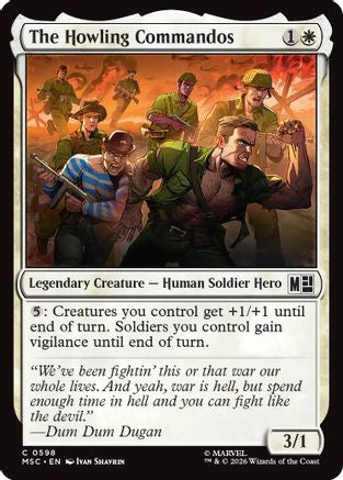 The Howling Commandos (MSC-598) - Commander: Marvel Super Heroes Foil-1