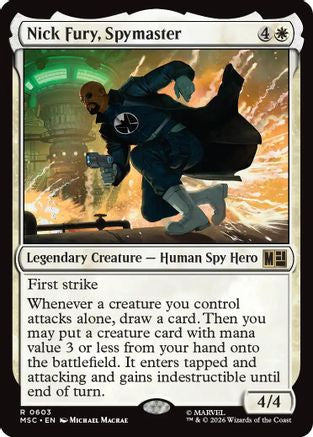 Nick Fury, Spymaster (MSC-603) - Commander: Marvel Super Heroes-1