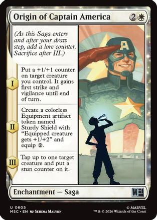 Origin of Captain America (MSC-605) - Commander: Marvel Super Heroes-1