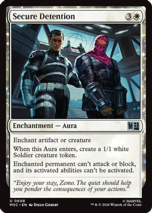 Secure Detention (MSC-608) - Commander: Marvel Super Heroes-1