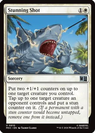 Stunning Shot (MSC-610) - Commander: Marvel Super Heroes Foil-1