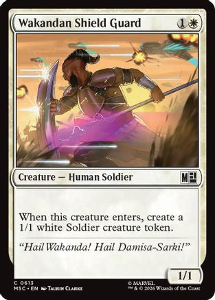 Wakandan Shield Guard (MSC-613) - Commander: Marvel Super Heroes-1