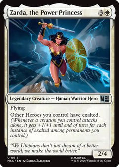 Zarda, the Power Princess (MSC-615) - Commander: Marvel Super Heroes Foil-1