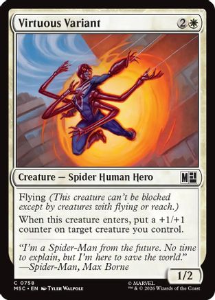 Virtuous Variant (MSC-758) - Commander: Marvel Super Heroes Foil-1