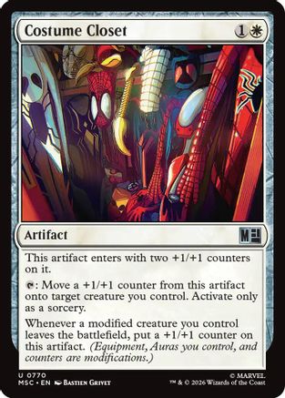 Costume Closet (MSC-770) - Commander: Marvel Super Heroes-1