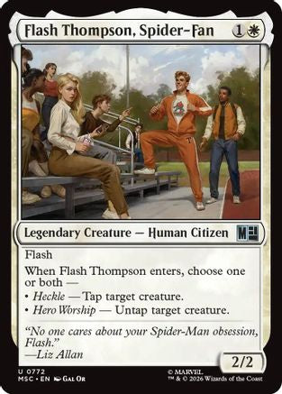Flash Thompson, Spider-Fan (MSC-772) - Commander: Marvel Super Heroes Foil-1
