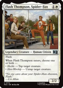 Flash Thompson, Spider-Fan (MSC-772) - Commander: Marvel Super Heroes Foil-1