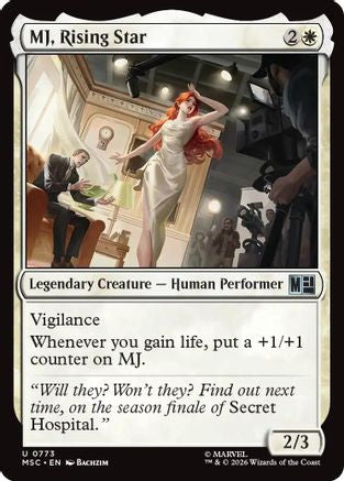 MJ, Rising Star (MSC-773) - Commander: Marvel Super Heroes Foil-1