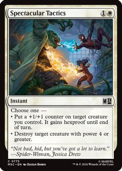 Spectacular Tactics (MSC-775) - Commander: Marvel Super Heroes Foil-1
