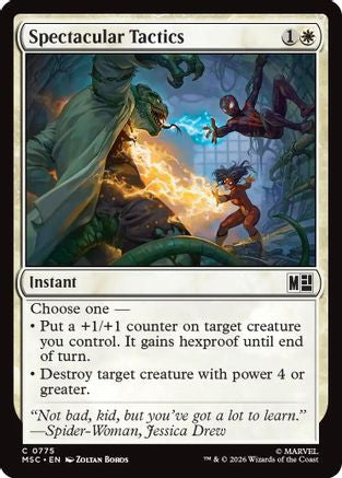 Spectacular Tactics (MSC-775) - Commander: Marvel Super Heroes Foil-1